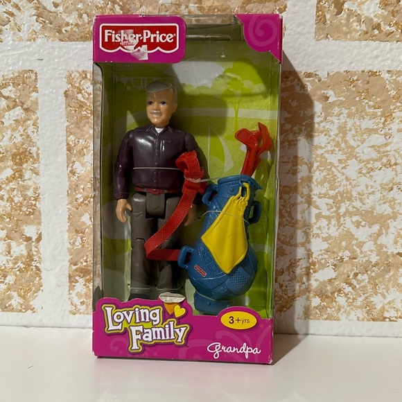 NIB RETIRED 2011 Fisher Price Loving Grandpa Golf Bag - Picture 1 of 9
